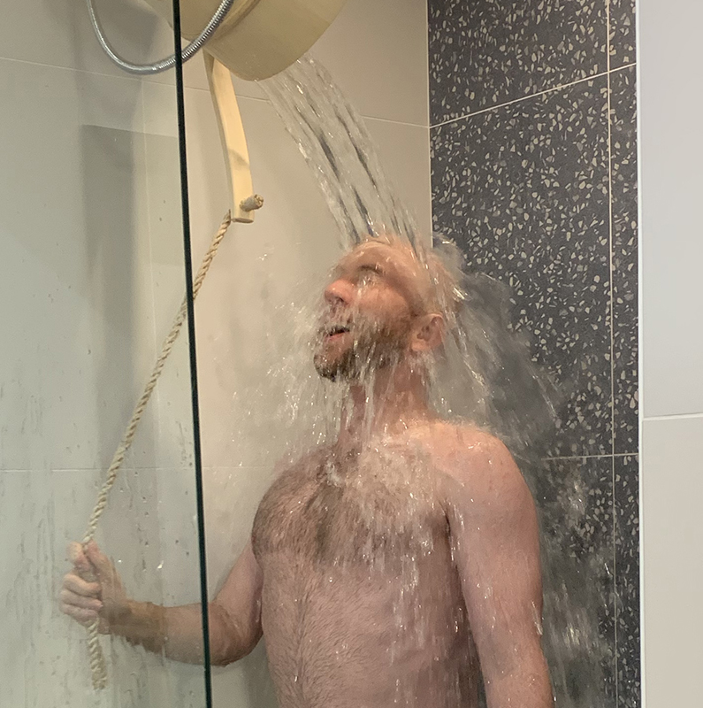 Take a cold water shower to invigorate